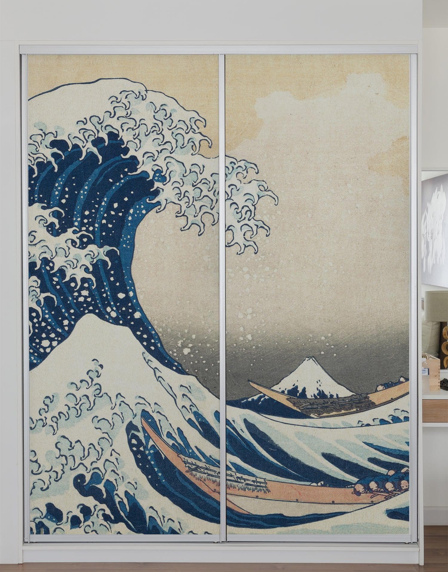 The Great Wave off Kanagawa by Katsushika Hokusai Wall Mural. #6121