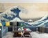 The Great Wave off Kanagawa by Katsushika Hokusai Wall Mural. #6121