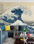 The Great Wave off Kanagawa by Katsushika Hokusai Wall Mural. #6121