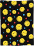 Smiley Face Throw Blanket Soft Smiley Fleece Blanket Men Women Gift for Kids Boys Girls for Party Couch Sofa Bed Deco Blankets 50x40 Inches