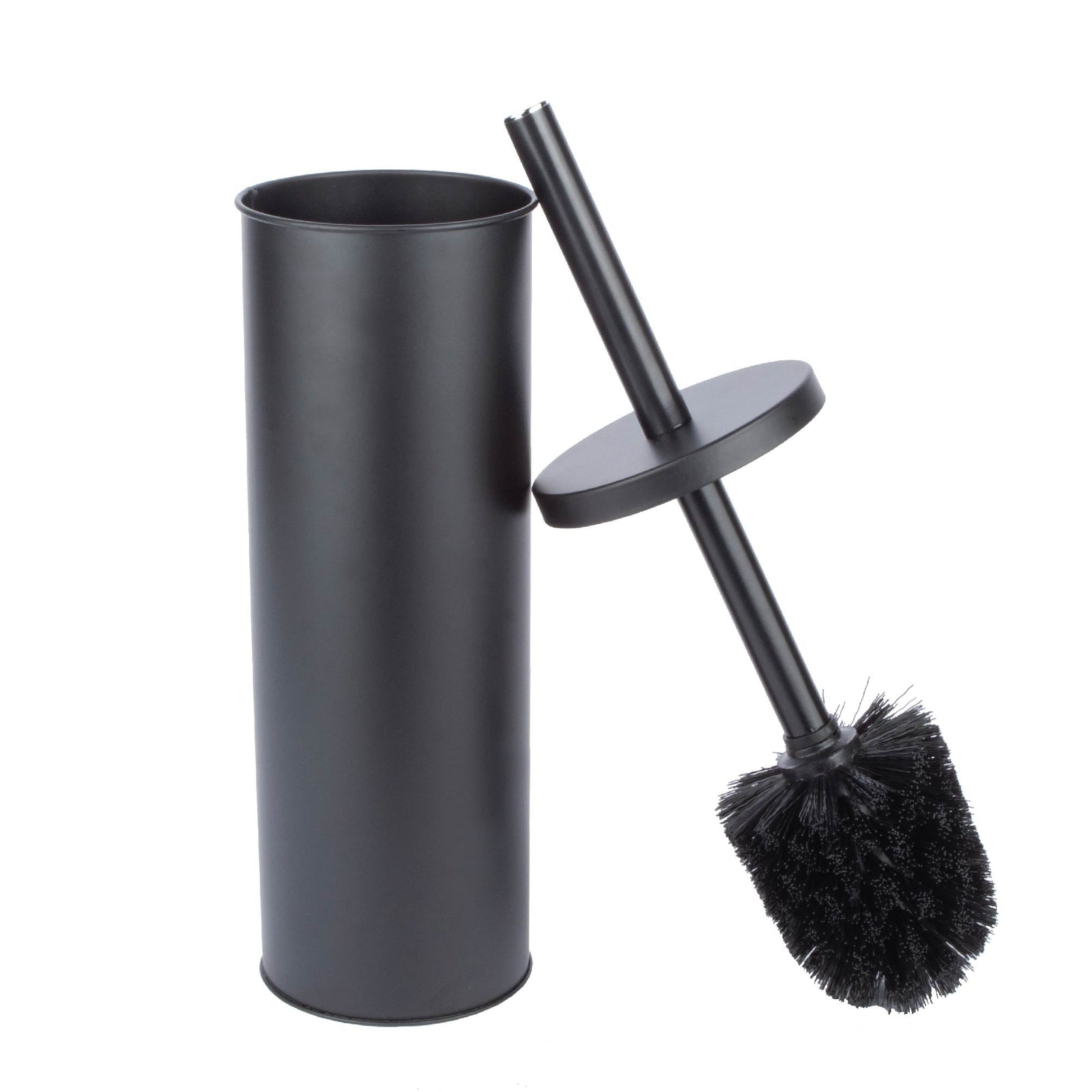 Toilet Brush and Holder (Matte Black Finish)