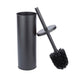 Toilet Brush and Holder (Matte Black Finish)