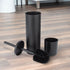 Toilet Brush and Holder (Matte Black Finish)
