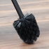 Toilet Brush and Holder (Matte Black Finish)