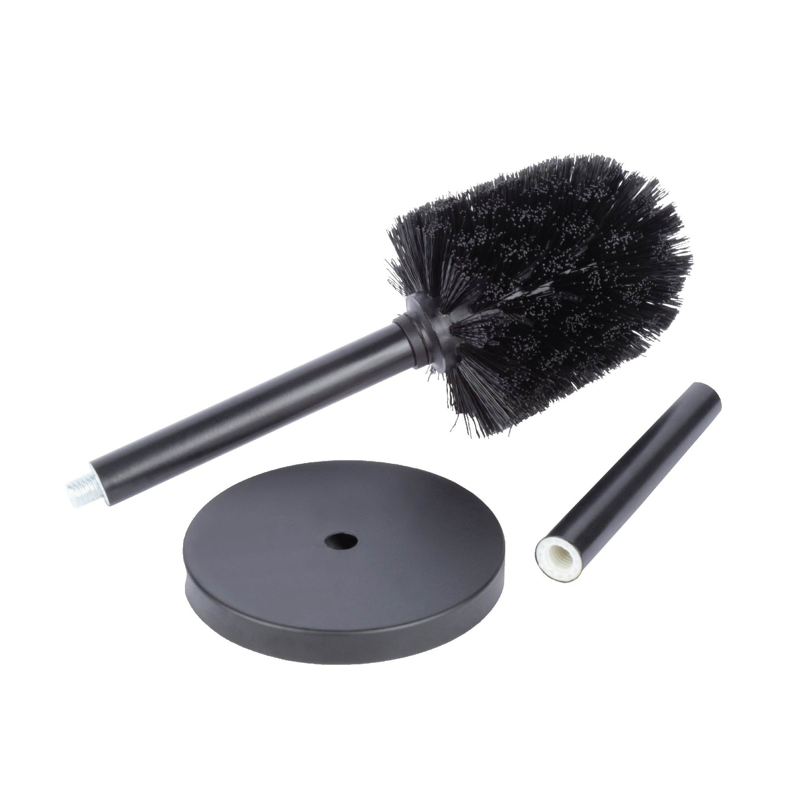 Toilet Brush and Holder (Matte Black Finish)
