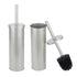 Toilet Brush and Holder, 2-Pack (Brushed Nickel Finish)