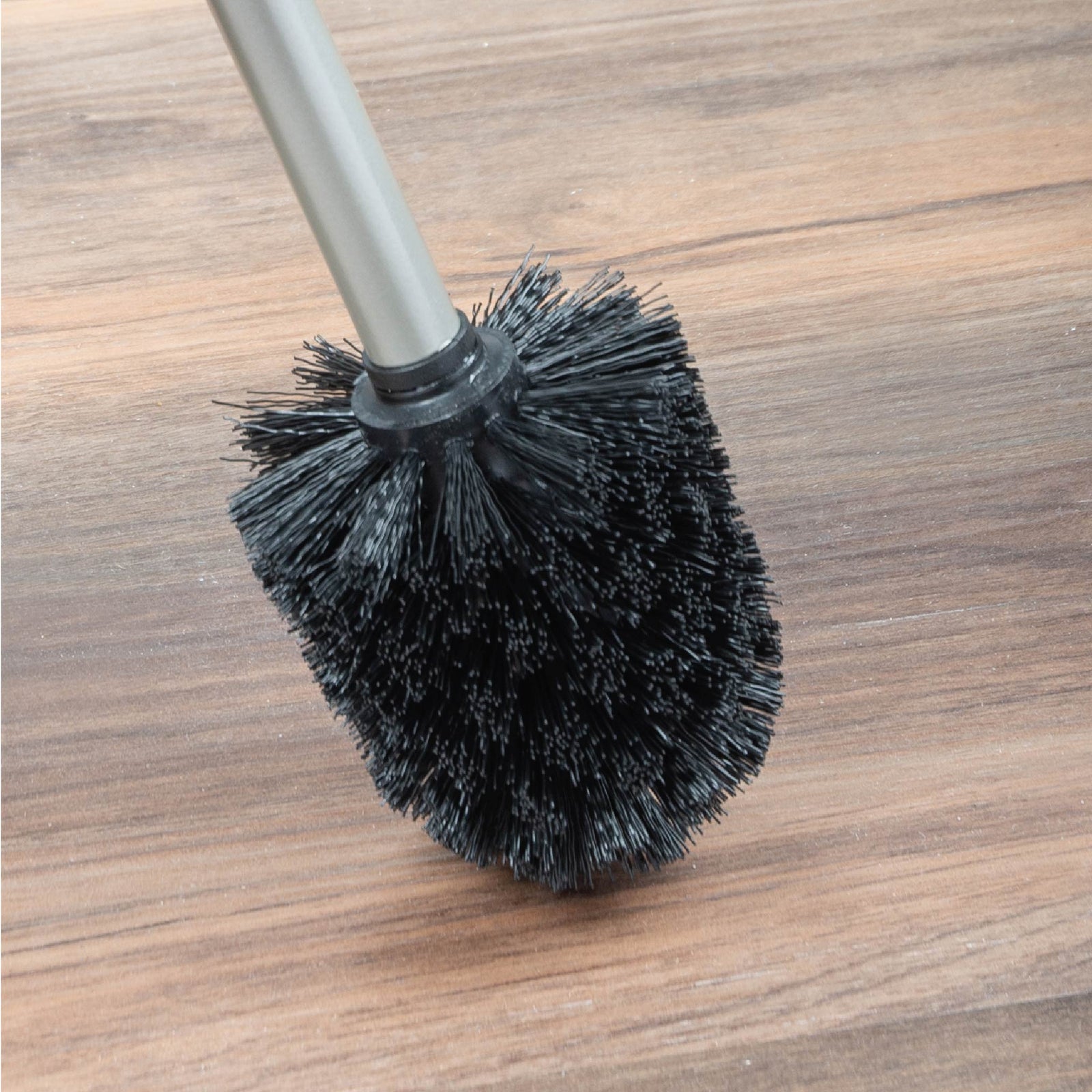 Toilet Brush and Holder (Brushed Nickel Finish)