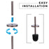 Toilet Brush and Holder, 2-Pack (Bronze Finish)
