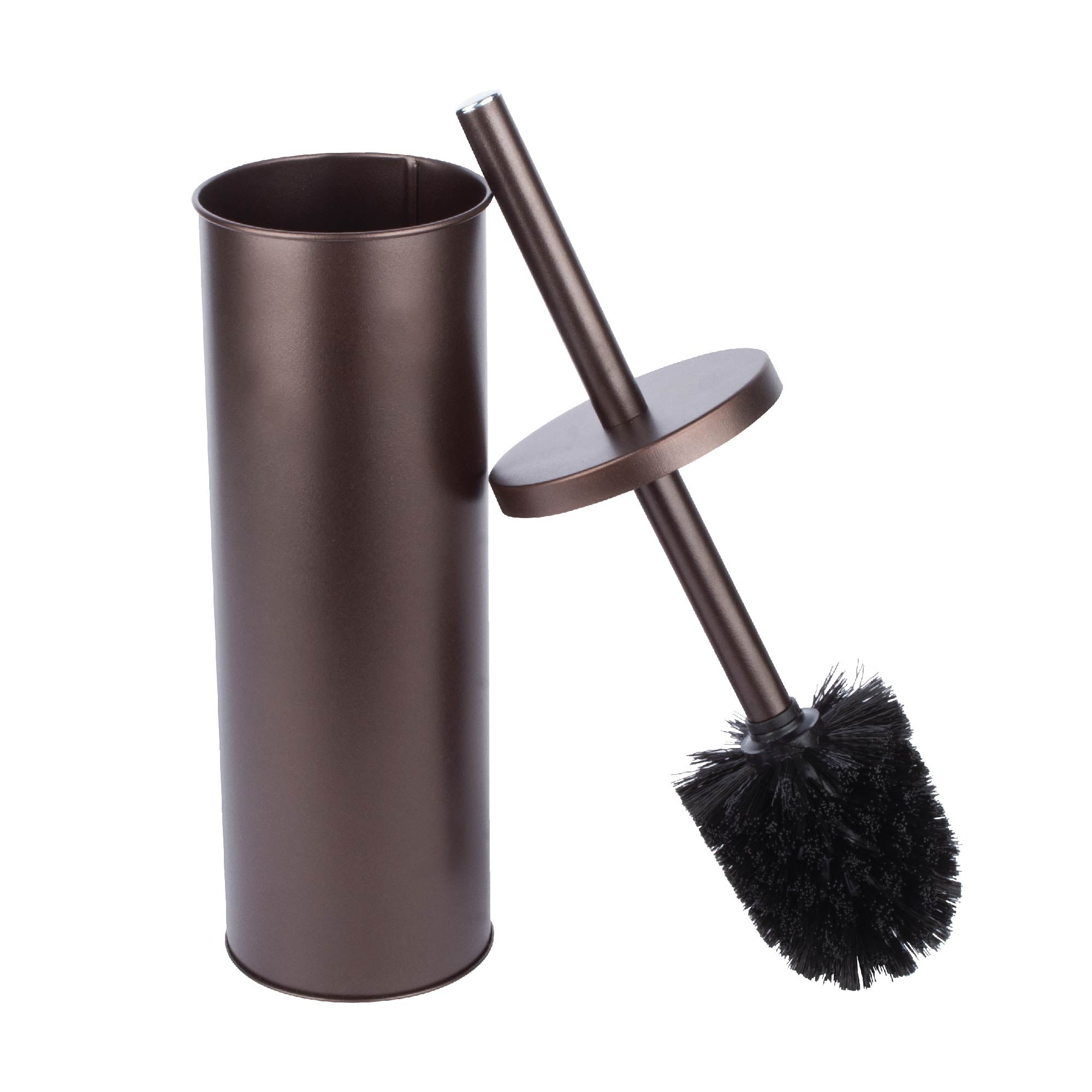Toilet Brush and Holder (Bronze Finish)