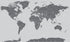 World Map Wall Mural (Grey). #6133