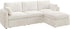 HONBAY Modular Sectional Couch with Storage Seats, L Shaped Sectional Sofa with Storage, Chenille Sectional Couches for Living Room, Beige