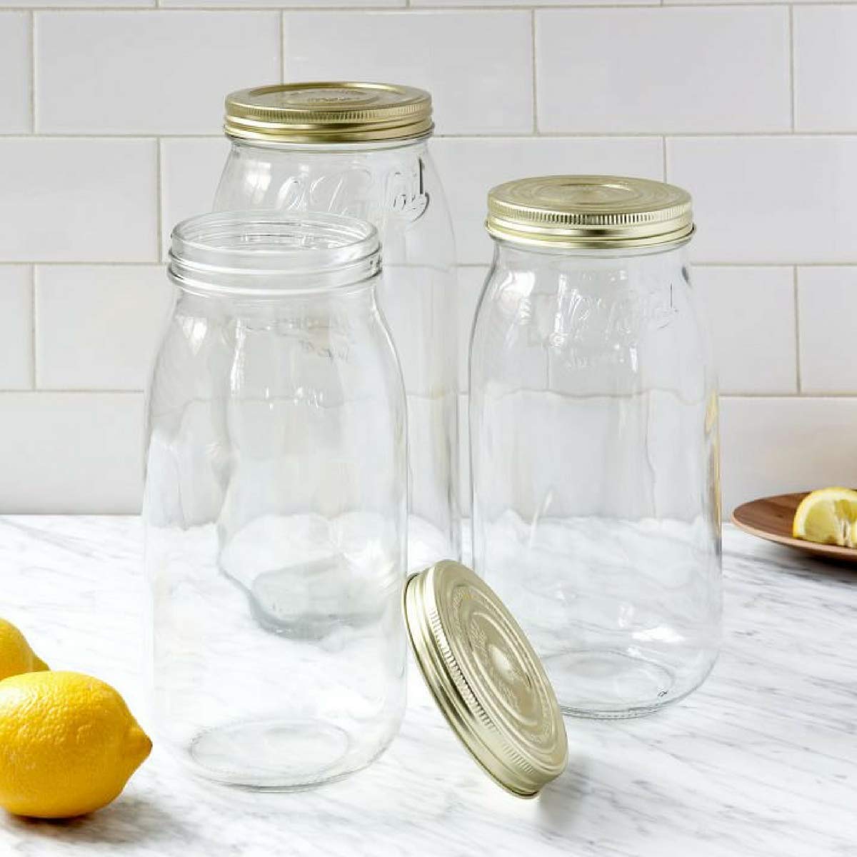 Le Parfait Screw Top Jars Food Storage Containers