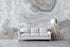 White Marble Stone Granite Slate Peel and Stick Wallpaper | Removable Wall Mural #6180