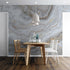 White Marble Stone Granite Slate Peel and Stick Wallpaper | Removable Wall Mural #6180
