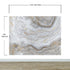 White Marble Stone Granite Slate Peel and Stick Wallpaper | Removable Wall Mural #6180