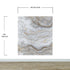 White Marble Stone Granite Slate Peel and Stick Wallpaper | Removable Wall Mural #6180