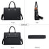 Genuine Leather Business Briefcase 15.6 Inch Laptop Bag Multi Compartment
