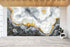 Gray and Gold Marble Stone Quartz Mural Wall Sticker #6190