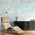 Pastel Botanical Nature Wallpaper Mural. Leafs and Flowers Design. #6195