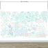 Pastel Botanical Nature Wallpaper Mural. Leafs and Flowers Design. #6195