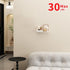 JOOM White Metal Floating Shelf - Floating Shelf, Small Bathroom Shelf, Display Shelves for Wall Storage (12 in)