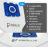6pk of Bags and 2 Exhaust Filters for the Prolux X8 Backpack Vacuum