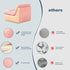 Misolant Bean Bag Chairs，Big Corduroy Fabric Sofa Bean Bag Chair for Adults and Teens with High-Resilience Sponge, Non-Slip Base Floor Lounge Sofa for Home, Living Room, Bedroom, Gaming Pink