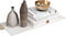 JOOM White Metal Floating Shelf - Floating Shelf, Small Bathroom Shelf, Display Shelves for Wall Storage (12 in)