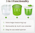 Mini Salad Spinner with Measuring Bowl
