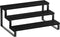 Giikin 3 Tier Spice Rack, Cabinet Organizer Shelf, Wooden Spice Rack for Countertop, Kitchen Counter Storage Shelves Cupcake Stand Holder Display Stand, Black
