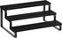 Giikin 3 Tier Spice Rack, Cabinet Organizer Shelf, Wooden Spice Rack for Countertop, Kitchen Counter Storage Shelves Cupcake Stand Holder Display Stand, Black