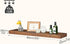 HOOBRO Floating Shelves for Wall, Wall Mounted Shelf Set of 2, 31.5" Hanging Shelf with Invisible Brackets, for Wall in Bathroom, Bedroom, Toilet, Kitchen, Living Room, Office, Rustic Brown BF80BJP201