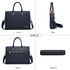 Genuine Leather Business Briefcase 15.6 Inch Laptop Bag Multi Compartment