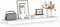 Floating Shelves - 10.3 Inch Deep Wall Shelf for Decor & Storage - Wall Mounted Display Shelving with Invisible Heavy-Duty Metal Bracket - 36" W x 10.3" D x 1.8" H - Set of 1 - Rustic White