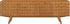 NTC Sapa Mid-Century Modern Solid Wood TV Stand 4-Door Media Console with Carved Geometric Fronts for TVs up to 75", Effortless Assembly, Teak Look