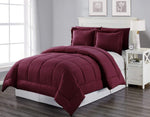 Decor & More Home Essentials 3 Piece Embossed Stripe Down Alternative Comforter Set