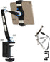 IN STOCK! Suptek YF208B Aluminum Alloy Cell Phone Desk Mount Stand 360° Tablet Stand and Holders Adjustable for iPad, iPhone, Samsung, Asus and More 4.7-11 inch Devices, Good for Bed, Kitchen, Office