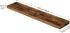 HOOBRO Floating Shelves for Wall, Wall Mounted Shelf Set of 2, 39.4" Hanging Shelf with Invisible Brackets, for Wall Bathroom, Bedroom, Toilet, Kitchen, Livingroom, Office, Rustic Brown BF100BJP201G2