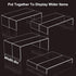 Acrylic Display Risers,12'' Large Display Stands, Thickened to 0.2''(5mm) Stackable Acrylic Shelves for Perfume Display, Clear Risers for Cupcake Stand,Pop Figurines,Tumbler,Food (Clear, 8PCS)