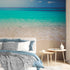 Tropical White Sand Paradise Beach Ocean Wave Scenery Wall Mural. #6201