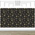Astronomy Pattern Peel and Stick Wallpaper. Stars, Sun, Moon and Cloud. Removable Wall Mural #6208