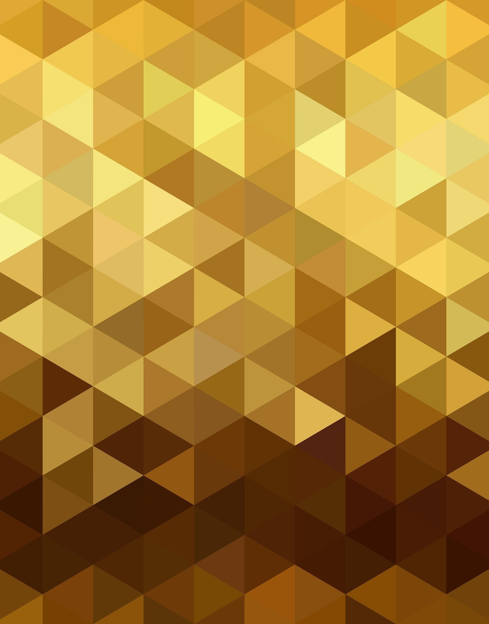 Gold Poly Triangle Geometric Elegant Peel and Stick Wallpaper | Removable Wall Mural #6209