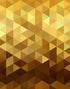 Gold Poly Triangle Geometric Elegant Peel and Stick Wallpaper | Removable Wall Mural #6209