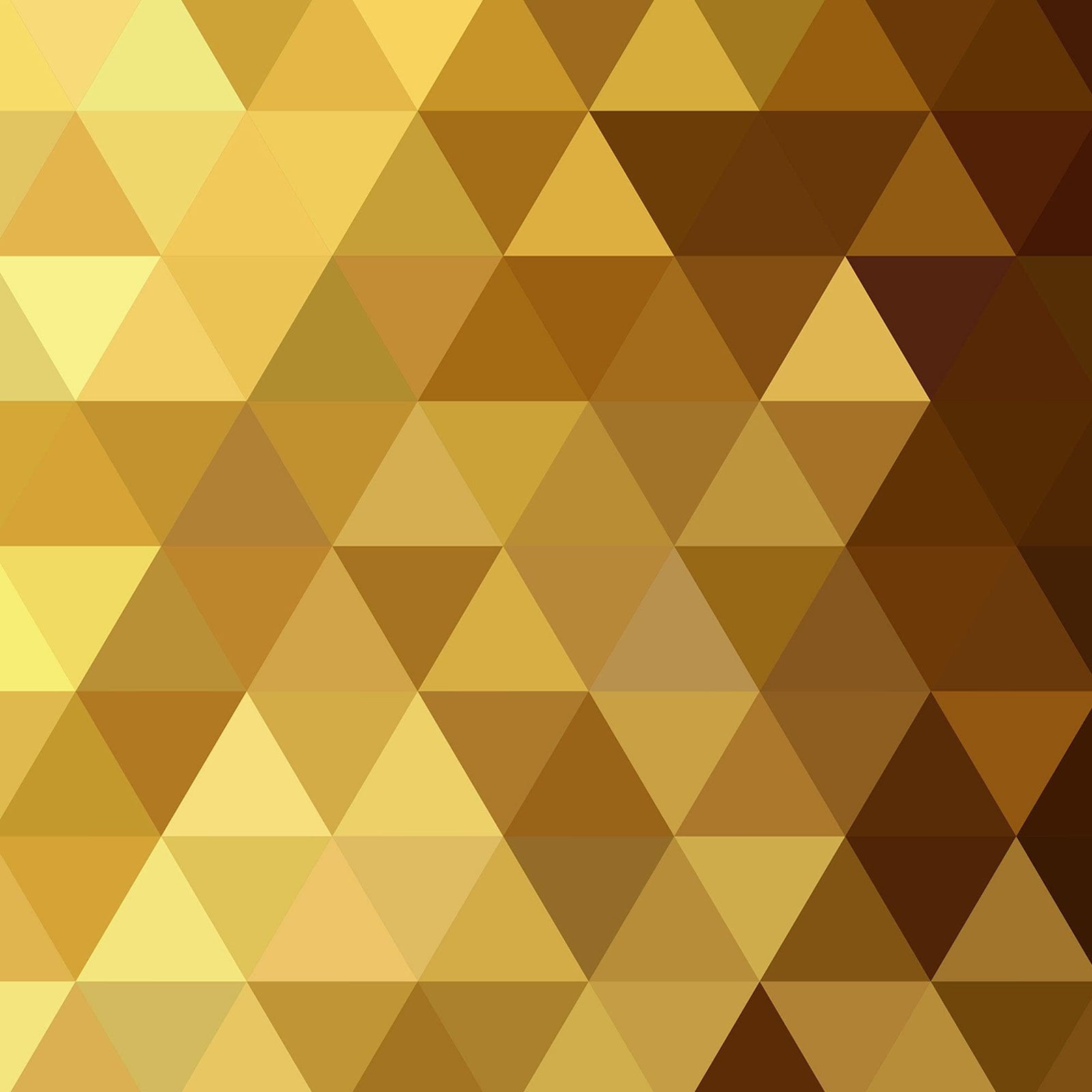Gold Poly Triangle Geometric Elegant Peel and Stick Wallpaper | Removable Wall Mural #6209