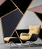 Modern Decor Gold, Black and Pink Mosaic Peel and Stick Wallpaper | Removable Wall Mural #6210