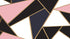 Modern Decor Gold, Black and Pink Mosaic Peel and Stick Wallpaper | Removable Wall Mural #6210