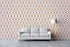 Modern Geometric Shape 3D Hexagon Bronze Lines Peel and Stick Wallpaper | Removable Wall Mural #6213