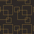 Dark Brown and Gold Square Geometric Pattern Peel and Stick Wallpaper | Removable Wall Mural #6215
