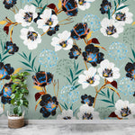 Flower Blossom Botanical Gardens Design Mural. #6219