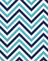Seaside Chic Decor. Navy Blue and Teal Chevron Pattern Wallpaper. #6222
